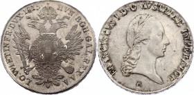 Austria Thaler 1815 C Prague
KM# 2161; Franz I. Prague mint. Silver, AUNC with small scratches.