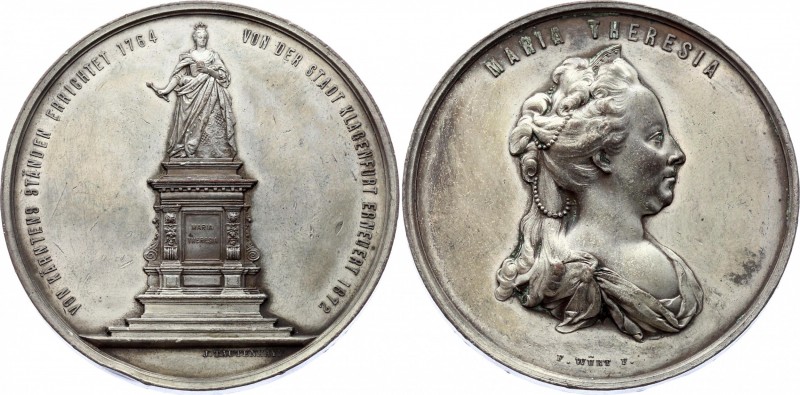 Austria Bronze Medal 1872 Maria Theresia Monument
Haus Habsburg. Silvered bronz...