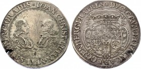 Bohemia Eggenberg Thaler 1658 
KM# 45; Dav# 3395; Silver; Johann Christian & Johann Seyfried; Krummau