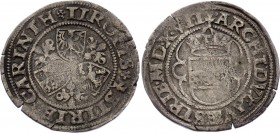 German States 1/2 Batzen 1517 
Schult# 4077; Silver; Maximilian I