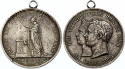 German States Medal "Birth of Crown Prince Karl - Württemberg" 
Silver 29.82g 41mm; Engraver: C. Voigt