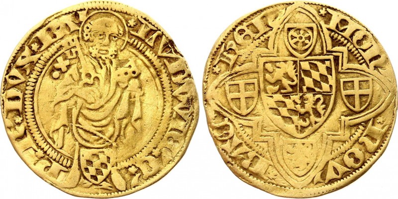 German States Pfalz 1 Goldgulden 1410 - 1436
Gold 3.29g 22.5mm; Ludwig III