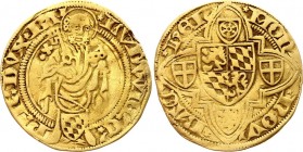 German States Pfalz 1 Goldgulden 1410 - 1436
Gold 3.29g 22.5mm; Ludwig III