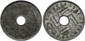 Germany - Third Reich 10 Reichspfennig 1940 G
KM# 99, AUNC. (225$ for XF, 400$ for AU in Krause)