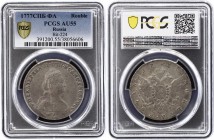Russia 1 Rouble 1777 СПБ ФЛ PCGS AU 55
Bit# 224; Silver; With Beautiful Toning