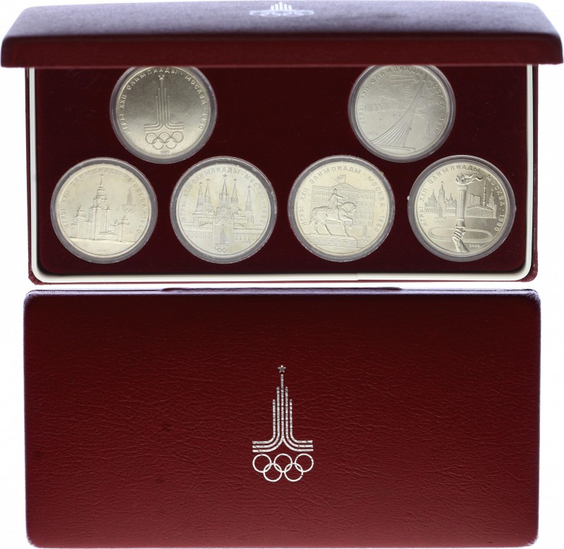 Russia - USSR Set of 6 Olympic Coins 1977 - 1980
1 Rouble 1977-1980; Comes with...