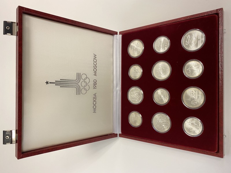 Russia - USSR Moscow Olympics Set 1977 - 1980
5 & 10 Roubles 1977-1980; Lot of ...