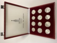 Russia - USSR Moscow Olympics Set 1977 - 1980
5 & 10 Roubles 1977-1980; Lot of 28 Silver Coins; Comes in Big Original Red Box