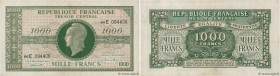 Country : FRANCE 
Face Value : 1000 Francs MARIANNE chiffres maigres 
Date : 1945 
Period/Province/Bank : Trésor 
Catalogue reference : VF.13.02 ...