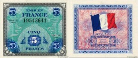 Country : FRANCE 
Face Value : 5 Francs DRAPEAU 
Date : 1944 
Period/Province/Bank : Trésor 
Catalogue reference : VF.17.01 
Additional reference...