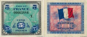 Country : FRANCE 
Face Value : 5 Francs DRAPEAU 
Date : 1944 
Period/Province/Bank : Trésor 
Catalogue reference : VF.17.03 
Additional reference...