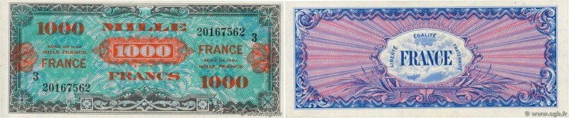Country : FRANCE 
Face Value : 1000 Francs FRANCE 
Date : 1945 
Period/Provin...