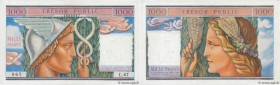 Country : FRANCE 
Face Value : 1000 Francs TRÉSOR PUBLIC 
Date : 1955 
Period/Province/Bank : Trésor 
Catalogue reference : VF.35.01 
Additional ...