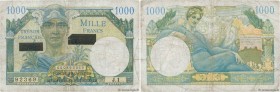 Country : FRANCE 
Face Value : 1000 Francs SUEZ 
Date : 1956 
Period/Province/Bank : Trésor 
Catalogue reference : VF.43.01 
Additional reference...