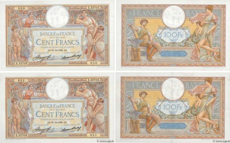 Country : FRANCE 
Face Value : 100 Francs LUC OLIVIER MERSON grands cartouches ...