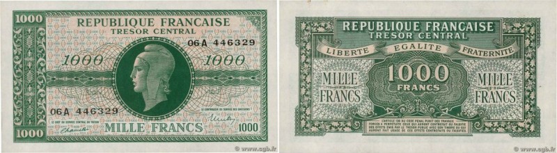 Country : FRANCE 
Face Value : 1000 Francs MARIANNE chiffres gras 
Date : 1945...