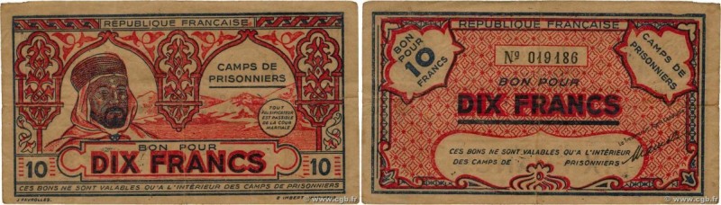 Country : ALGERIA 
Face Value : 10 Francs 
Date : (1943) 
Period/Province/Ban...