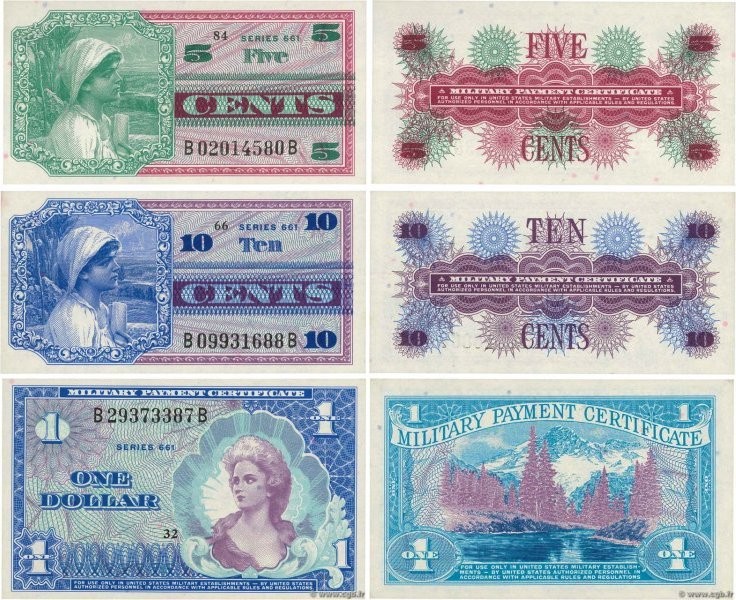 Country : UNITED STATES OF AMERICA 
Face Value : 5, 10 Cents et 1 Dollar Lot 
...