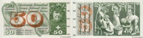 Country : SWITZERLAND 
Face Value : 50 Francs Numéro radar 
Date : 10 février 1971 
Period/Province/Bank : Banque Nationale Suisse 
Catalogue refe...