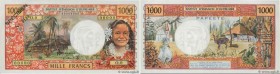 Country : TAHITI 
Face Value : 1000 Francs Spécimen 
Date : (1969) 
Period/Province/Bank : Institut d'Émission d'Outre-Mer 
French City : Papeete ...