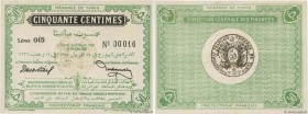 Country : TUNISIA 
Face Value : 50 Centimes 
Date : 27 avril 1918 
Period/Province/Bank : Régence de Tunis 
Catalogue reference : P.35 
Additiona...