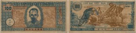 Country : VIETNAM 
Face Value : 100 Dong 
Date : (1947) 
Period/Province/Bank : Giay Bac Viet Nam 
Catalogue reference : P.12b 
Alphabet - signat...