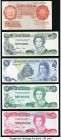 World (Bahamas, Cayman Islands, Zambia) Mixed Lot of 14 Examples Very Fine-Crisp Uncirculated. The Jamaica $1000 is graded Very Fine; the Bank of Engl...