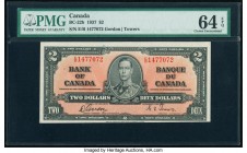 Canada Bank of Canada $2 2.1.1937 BC-22b PMG Choice Uncirculated 64 EPQ. 

HID09801242017