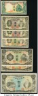 Several Different Issues from the Central Bank of Manchukuo in China. Crisp Uncirculated. 

HID09801242017