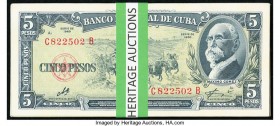 Cuba Banco Nacional de Cuba 5 Pesos 1960 Pick 91c, Twenty-Six Examples About Uncirculated or Better. 

HID09801242017
