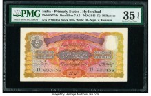 India Princely States Hyderabad 10 Rupees ND (1946-47) Pick S274e PMG Choice Very Fine 35 EPQ. Staple holes at issue.

HID09801242017