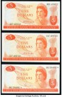 New Zealand Reserve Bank of New Zealand 5 Dollars ND (1967-81) Pick 165a; 165b; 165d* Choice Crisp Uncirculated. 

HID09801242017