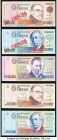 Uruguay Banco Central Del Uruguay 5,000; 10,000 Nuevos Pesos 1989 Pick 68A; 68B; 100,000 Nuevos Pesos 1991 Pick 71a; 200,000; 500,000 Nuevos Pesos 199...