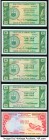 Western Samoa Bank of Western Samoa 10 Shillings ND (1963) Pick 13a; 1 Tala ND (1967) Pick 16a; 16c; 16; 5 Tala ND (1980) Pick 21 Choice Crisp Uncircu...