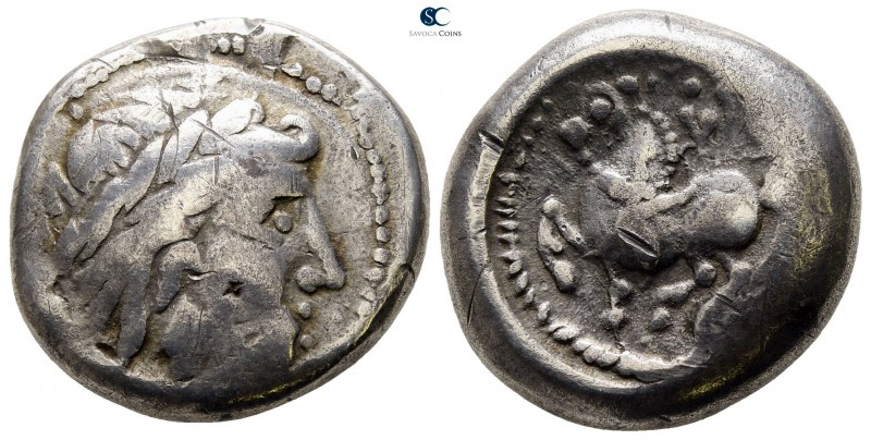 Eastern Europe. "Dachreiter" type. Imitations of Philip II of Macedon 200-100 BC...