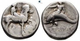 Calabria. Tarentum 365-355 BC. Nomos AR