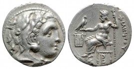 Kings of Macedon. Kolophon. Philip III Arrhidaeus 323-317 BC. In the types of Alexander III. Struck circa 323-319 BC. Drachm AR
