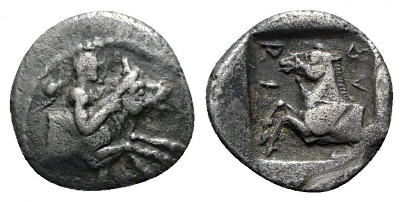 Thessaly. Larissa circa 460-450 BC. 
Hemidrachm AR

14mm., 2,87g.

The hero...