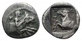 Thessaly. Larissa circa 460-450 BC. Hemidrachm AR