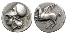 Akarnania. Leukas circa 350-320 BC. Stater AR