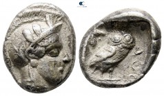 Attica. Athens 454-404 BC. Drachm AR