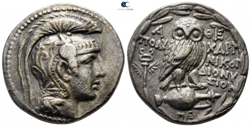 Attica. Athens circa 168/5-50 BC. Struck circa 133/2 BC. Polycharm-, Nikog-, and...