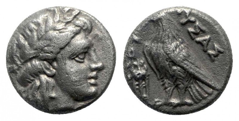 Troas. Abydos. ΛΥΣΑΣ (Lysas), magistrate circa 350-325 BC. 
Half Siglos AR

1...