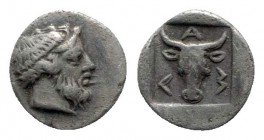 Troas. Lamponeia 400-300 BC. Obol AR