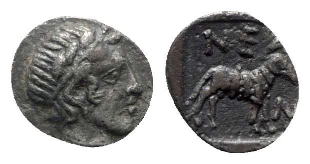 Troas. Neandria circa 350-340 BC. 
Obol AR. Chian standard

8mm., 0,56g.

L...