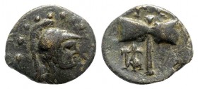Troas. Tenedos  200-100 BC. Bronze Æ