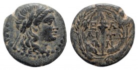 Aeolis. Elaia  circa 150-50 BC. Bronze Æ