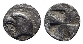 Aeolis. Kyme  circa 450-400 BC. Hemiobol AR