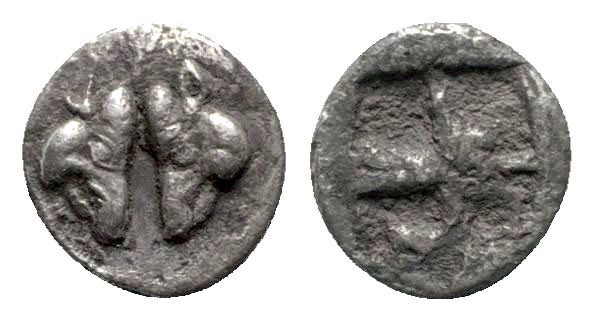 Lesbos. Unattributed Koinon mint circa 478-460 BC. 
BI 1/24 Stater

7mm., 0,5...