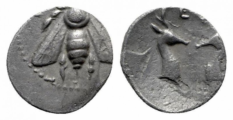 Ionia. Ephesos circa 390-325 BC. 
Diobol AR

8mm., 1,05g.

Bee with straigh...